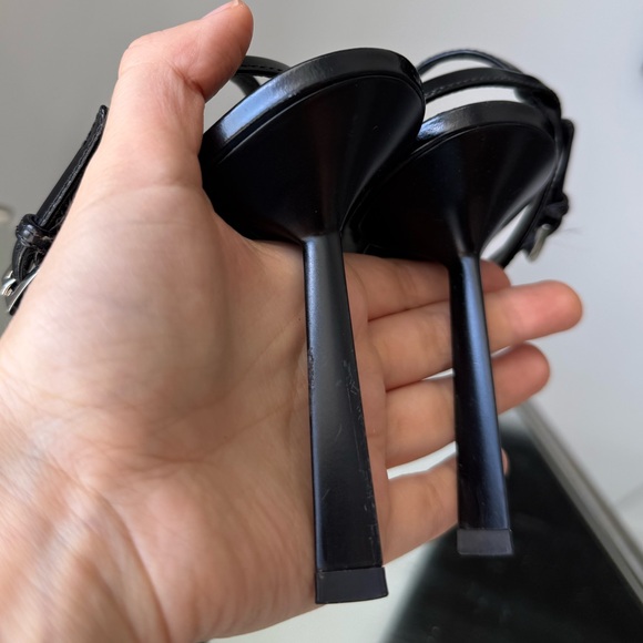 EUC Prada Brushed Leather Sandals $1,250 36.5 - Picture 10 of 14